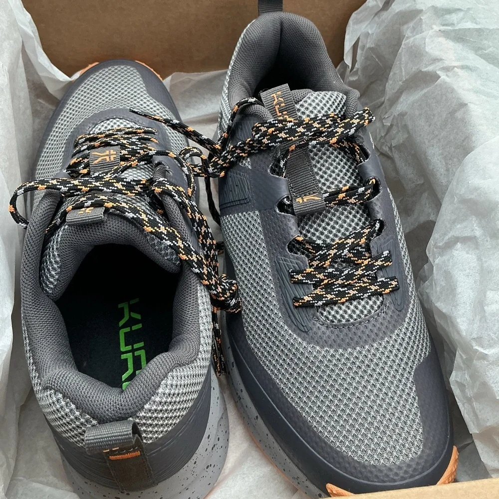KURU Trail Sneakers - Gray and‎ Orange
